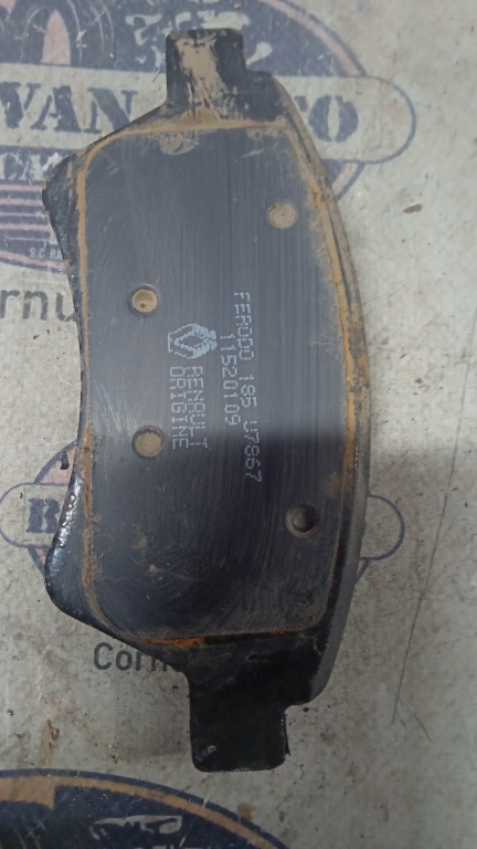 Placute fata Renault Laguna, 185U7867 / 11520109
