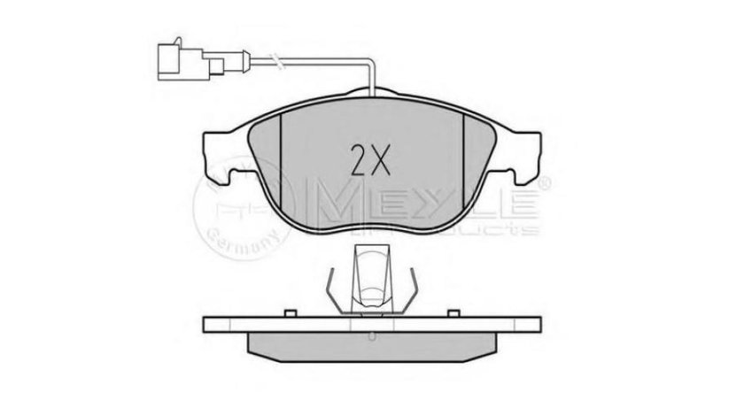 Placute frana Alfa Romeo 147 (2001-2010) [937] #2 0252314119W