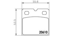 Placute frana Aston Martin DBS (2007->) #2 106700