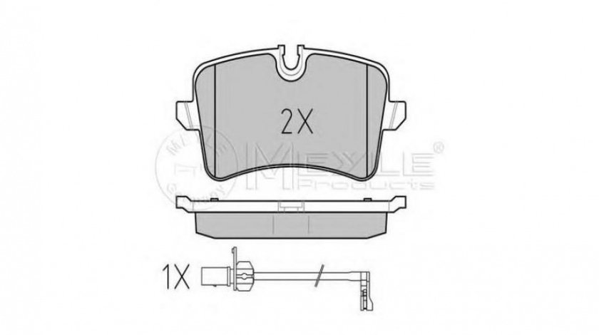 Placute frana Audi A7 ( 10.2010- #2 0252460617W