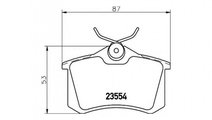 Placute frana Audi AUDI A4 (8E2, B6) 2000-2004 #2 ...