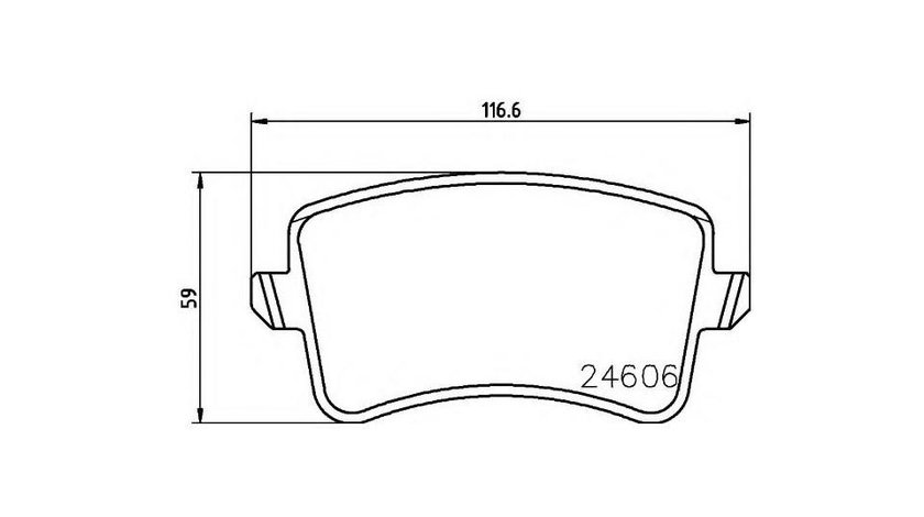 Placute frana Audi AUDI A4 Allroad (8KH, B8) 2009-2016 #2 0986494254