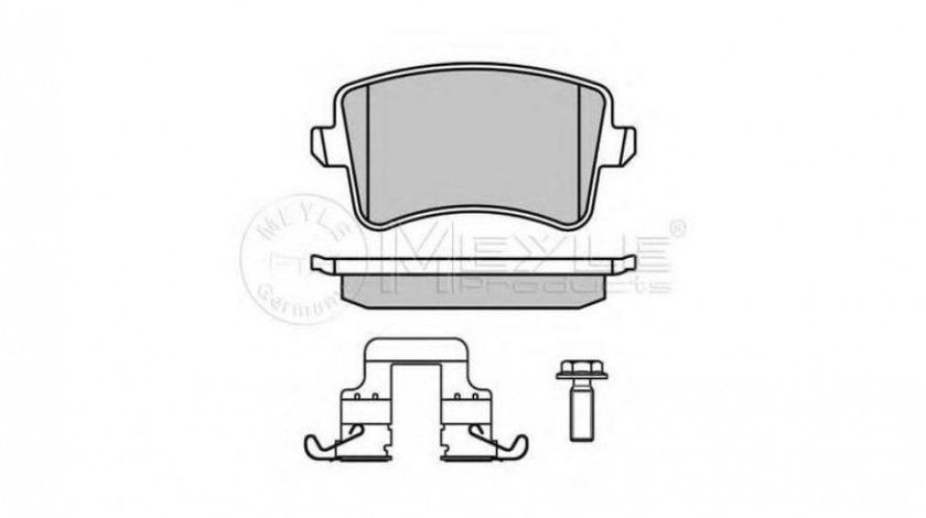 Placute frana Audi AUDI A4 Avant (8K5, B8) 2007-2016 #2 0252460617K1