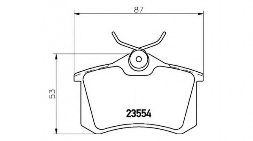 Placute frana Audi AUDI A4 Cabriolet (8H7, B6, 8HE, B7) 2002-2009 #2 00047