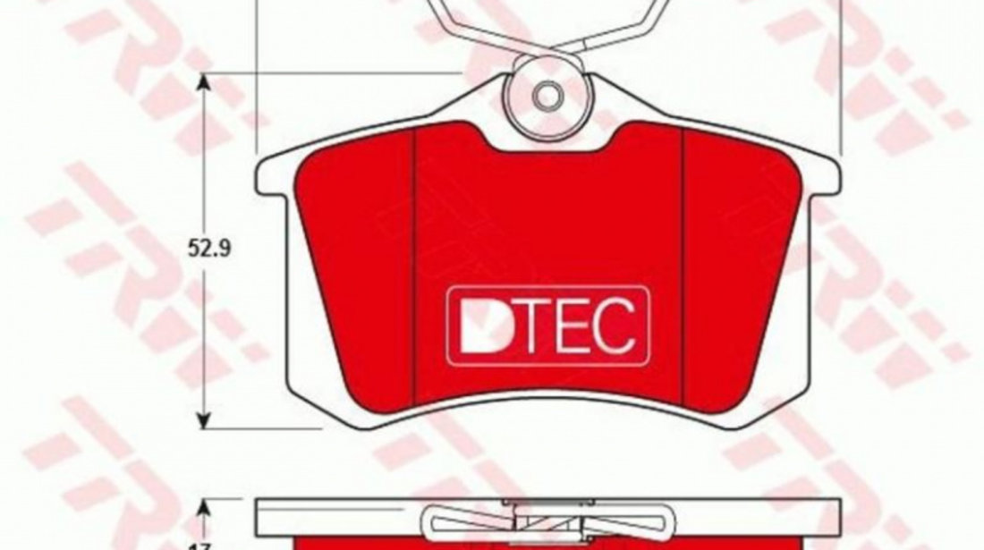 Placute frana Audi AUDI A4 Cabriolet (8H7, B6, 8HE, B7) 2002-2009 #3 0252096117