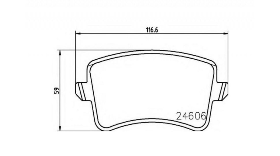 Placute frana Audi AUDI A5 (8T3) 2007-2016 #2 0986494254