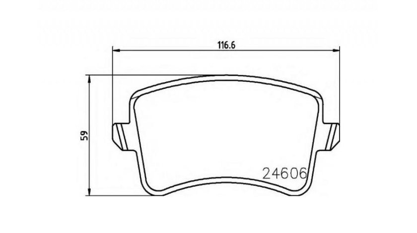 Placute frana Audi AUDI A5 (8T3) 2007-2016 #2 0986494254