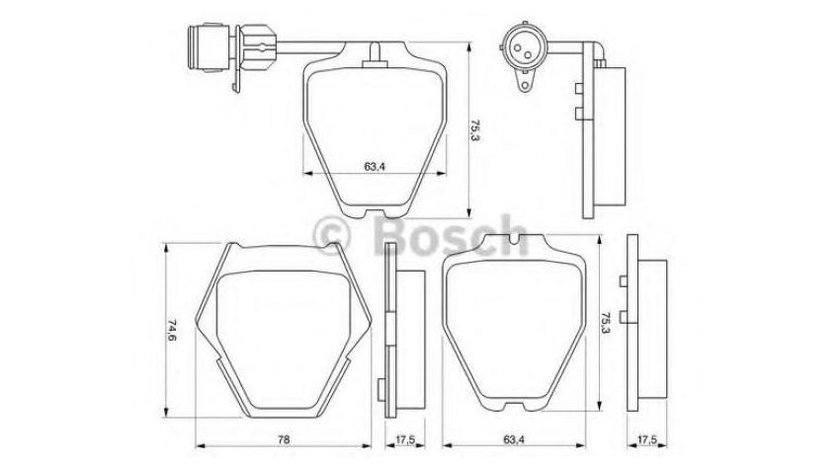 Placute frana Audi AUDI A6 (4A, C4) 1994-1997 #2 039002