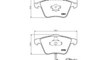 Placute frana Audi AUDI A6 Allroad (4FH, C6) 2006-...