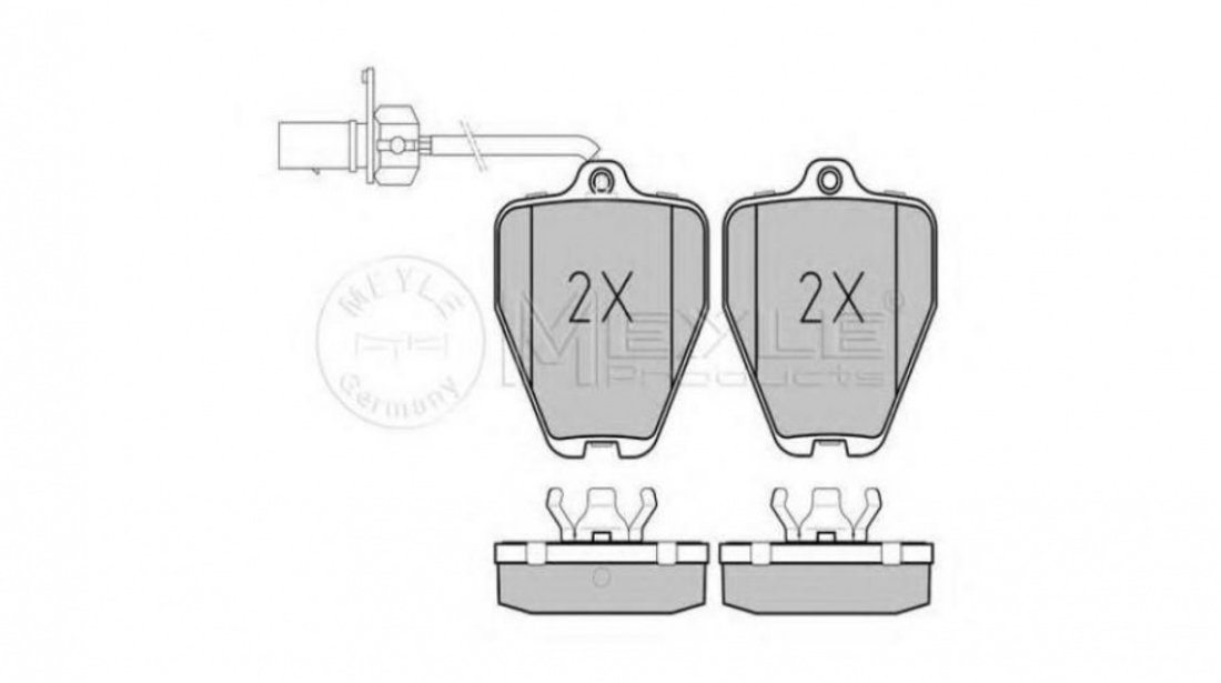 Placute frana Audi AUDI A8 (4D2, 4D8) 1994-2002 #2 0252145218PD