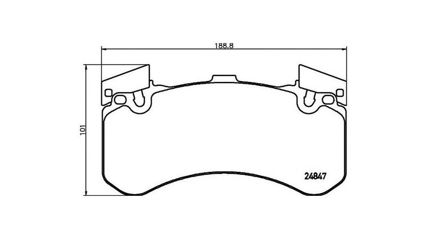 Placute frana Audi AUDI A8 (4H_) 2009-2016 #2 146300