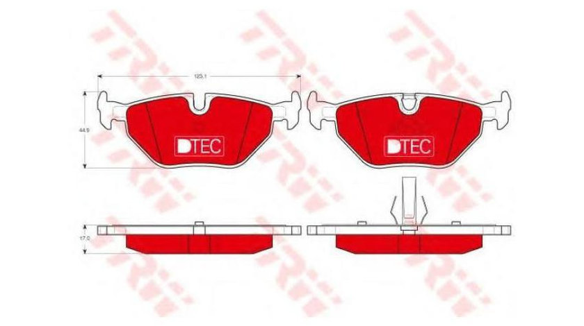 Placute frana BMW 3 cupe (E36) 1992-1999 #2 0252160717