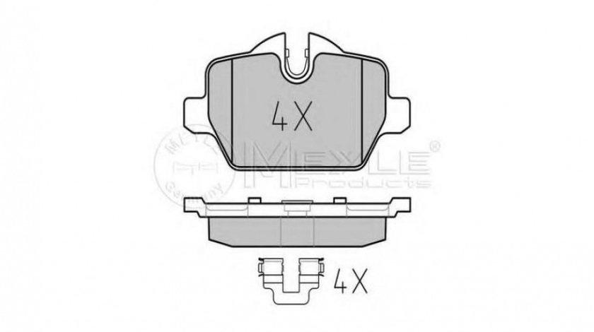 Placute frana BMW 3 (E90) 2005-2011 #2 0252362316