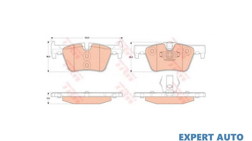 Placute frana BMW 3 Gran Turismo (F34) 2013-2016 #3 0252530717