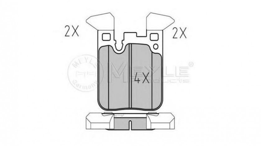 Placute frana BMW 3 Touring (F31) 2011-2016 #2 0252502916