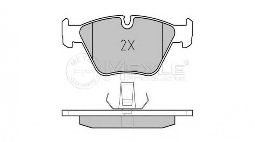 Placute frana BMW 5 (E39) 1995-2003 #2 0252167720PD