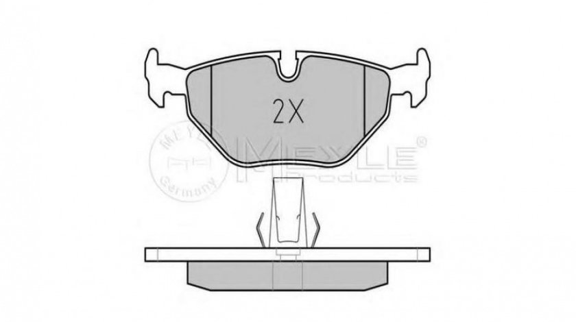 Placute frana BMW 5 (E39) 1995-2003 #2 0252169117