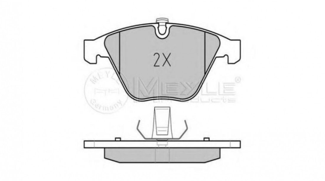 Placute frana BMW 5 (E60) 2003-2010 #2 0252334720PD