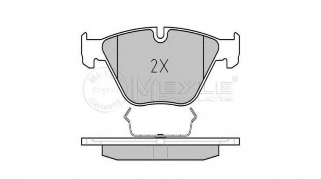 Placute frana BMW 5 (E60) 2003-2010 #2 0252334720PD