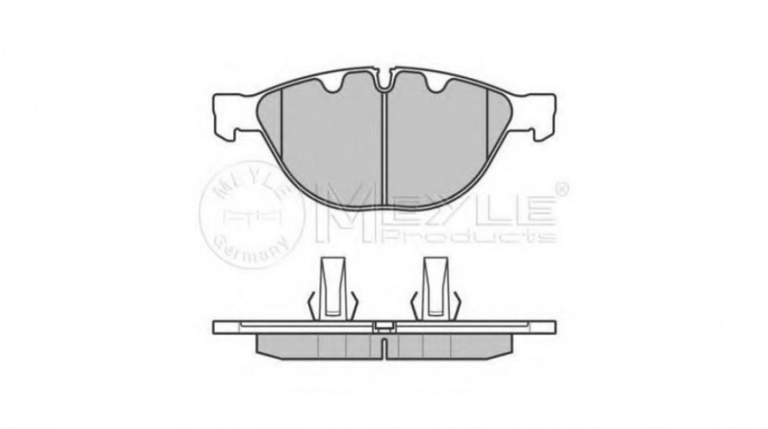 Placute frana BMW 5 (E60) 2003-2010 #2 0252379120