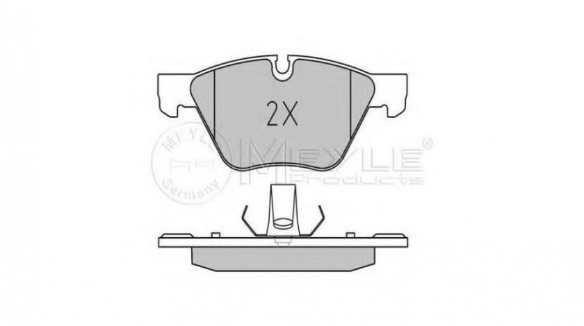 Placute frana BMW 5 (F10, F18) 2009-2016 #2 0252469719PD