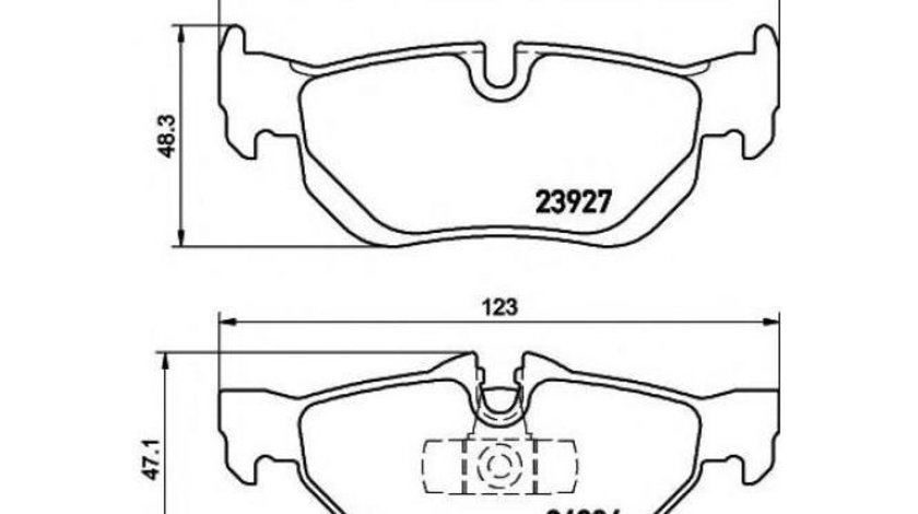 Placute frana BMW X1 (E84) 2009-2016 #2 0252392617