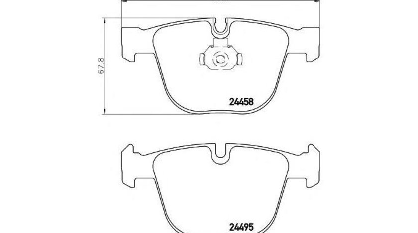 Placute frana BMW X5 (E70) 2007-2013 #3 089200