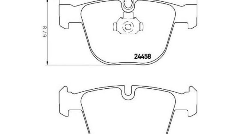 Placute frana BMW X6 (F16, F86) 2014-2016 #3 089200