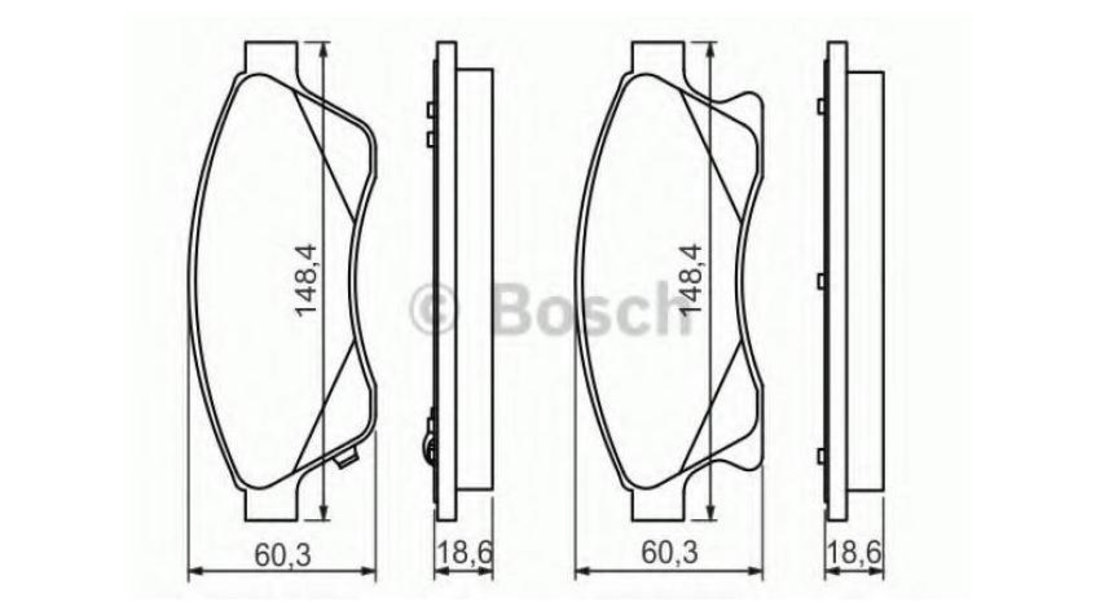 Placute frana Chevrolet CRUZE Station Wagon (J308) 2012-2016 #3 0986494433