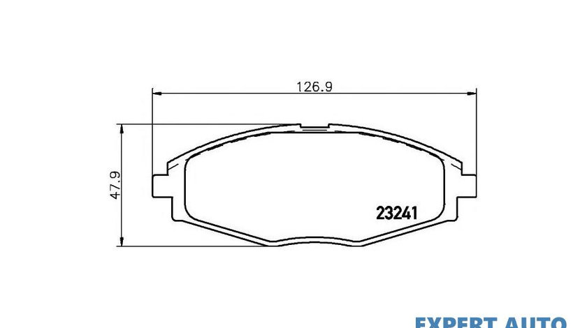 Placute frana Chevrolet SPARK 2000-2004 #2 069600