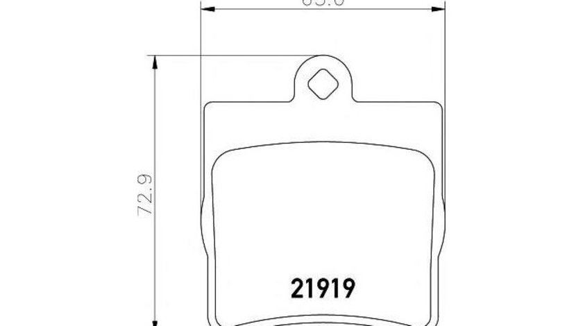 Placute frana Chrysler CROSSFIRE 2003-2008 #2 0024207120