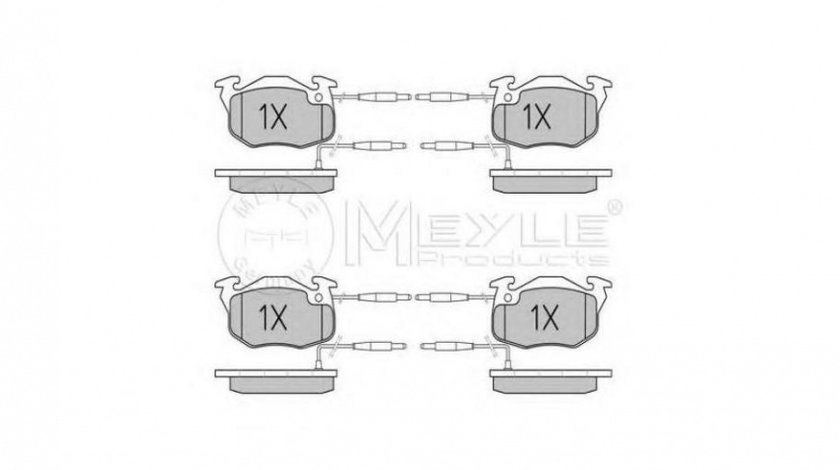 Placute frana Citroen AX (ZA-_) 1986-1998 #2 0252141418