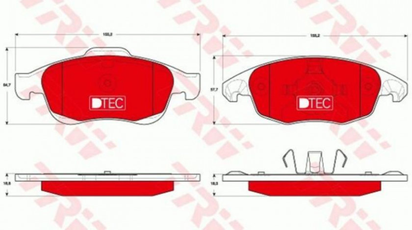 Placute frana Citroen BERLINGO (MF) 1996-2016 #2 0252453818