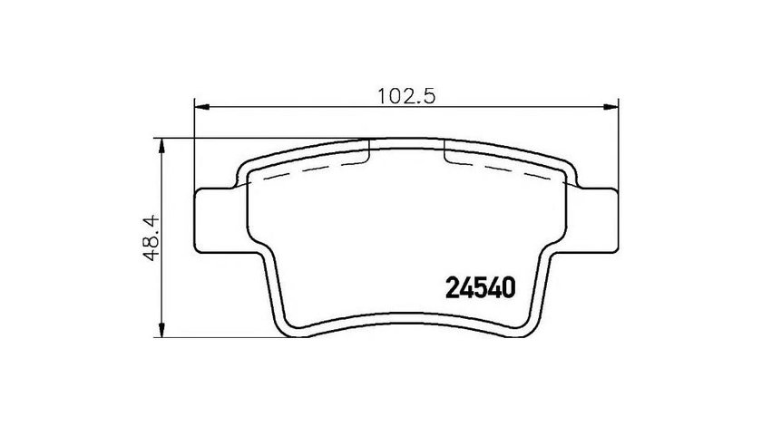 Placute frana Citroen C4 Grand Picasso I (UA_) 2006-2016 #2 0986494099