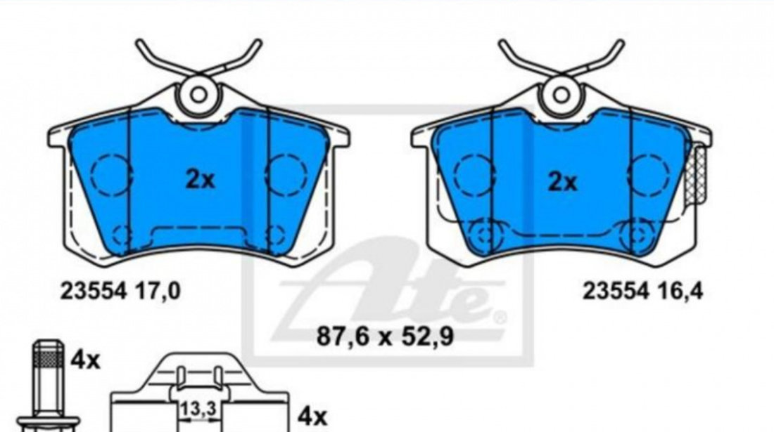 Placute frana Citroen DS4 2011-2016 #2 026374