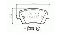 Placute frana Dacia DUSTER caroserie 2011-2016 #3 ...