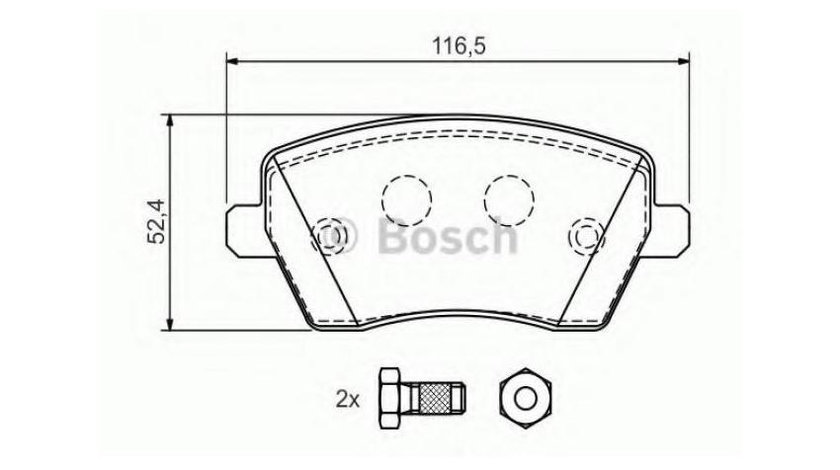 Placute frana Dacia DUSTER caroserie 2011-2016 #3 05P867