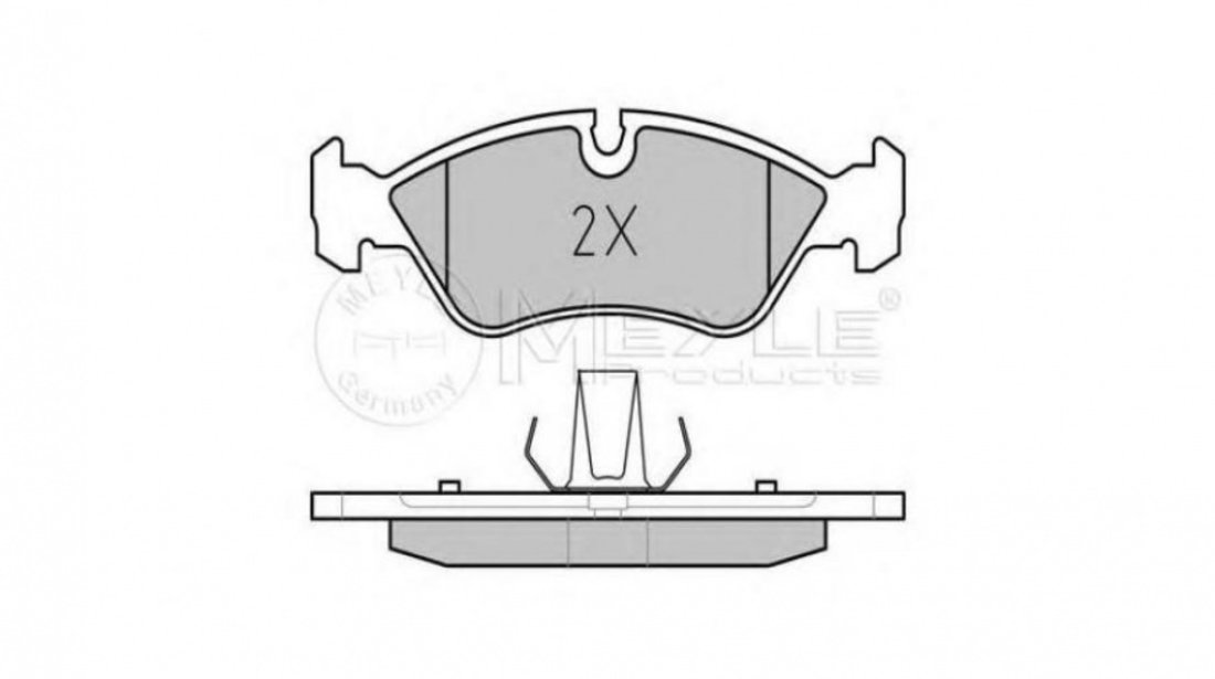 Placute frana Daewoo ESPERO (KLEJ) 1991-1999 #2 0252186217