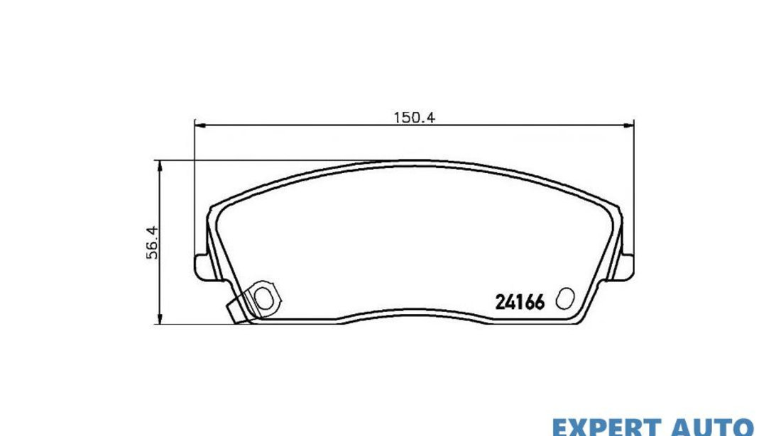 Placute frana Dodge CHALLENGER cupe 2007-2016 #2 05142555AA