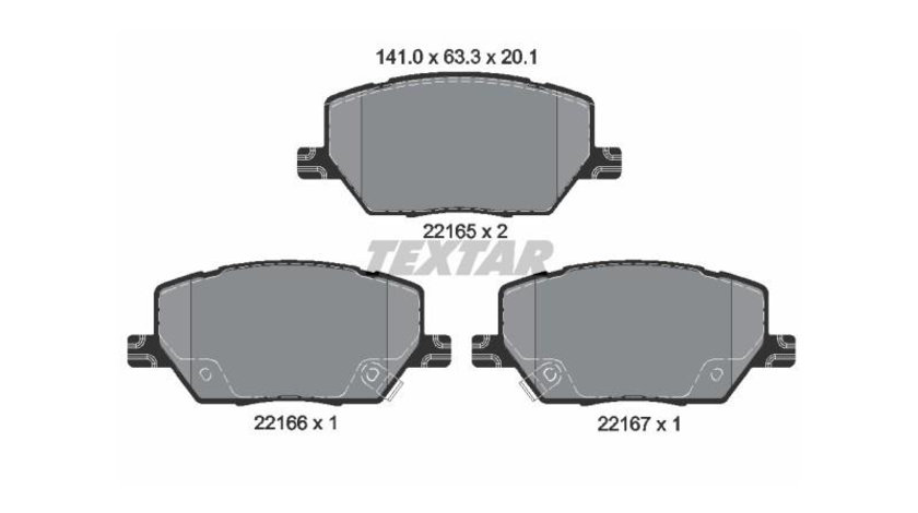 Placute frana Fiat 500X (334) 2014-2016 #2 573610D