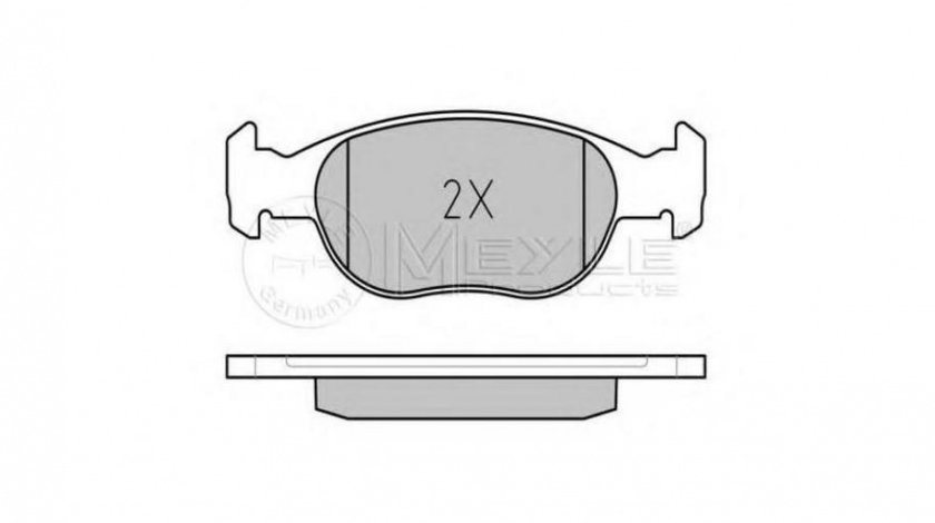 Placute frana Fiat BRAVA (182) 1995-2003 #2 0252193017W