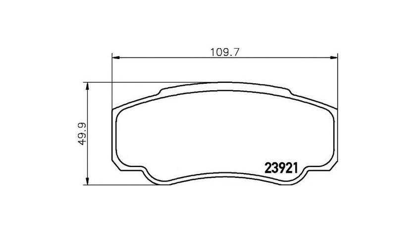 Placute frana Fiat DUCATO bus (244, Z_) 2002-2016 #2 05P885