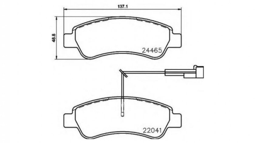 Placute frana Fiat DUCATO bus (250, 290) 2006-2016 #2 1612434180