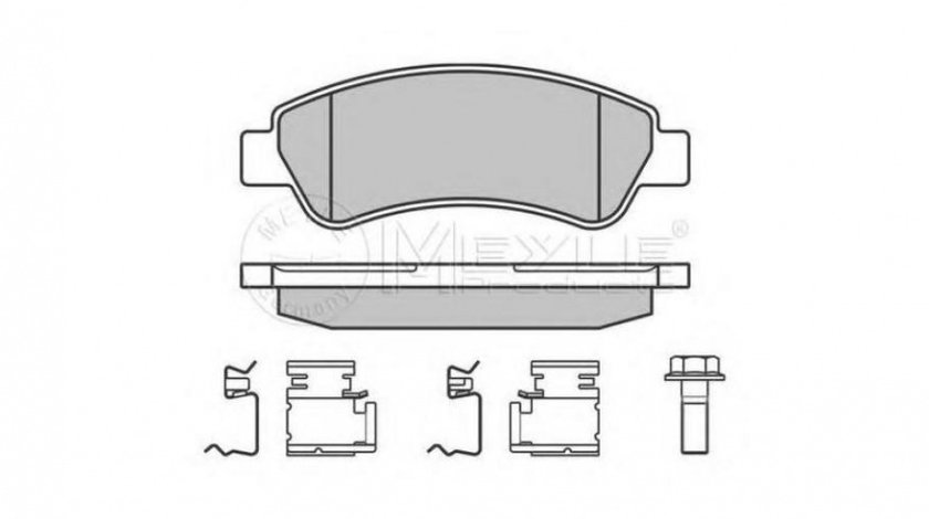 Placute frana Fiat DUCATO platou / sasiu (250, 290) 2006-2016 #2 0252446519PD