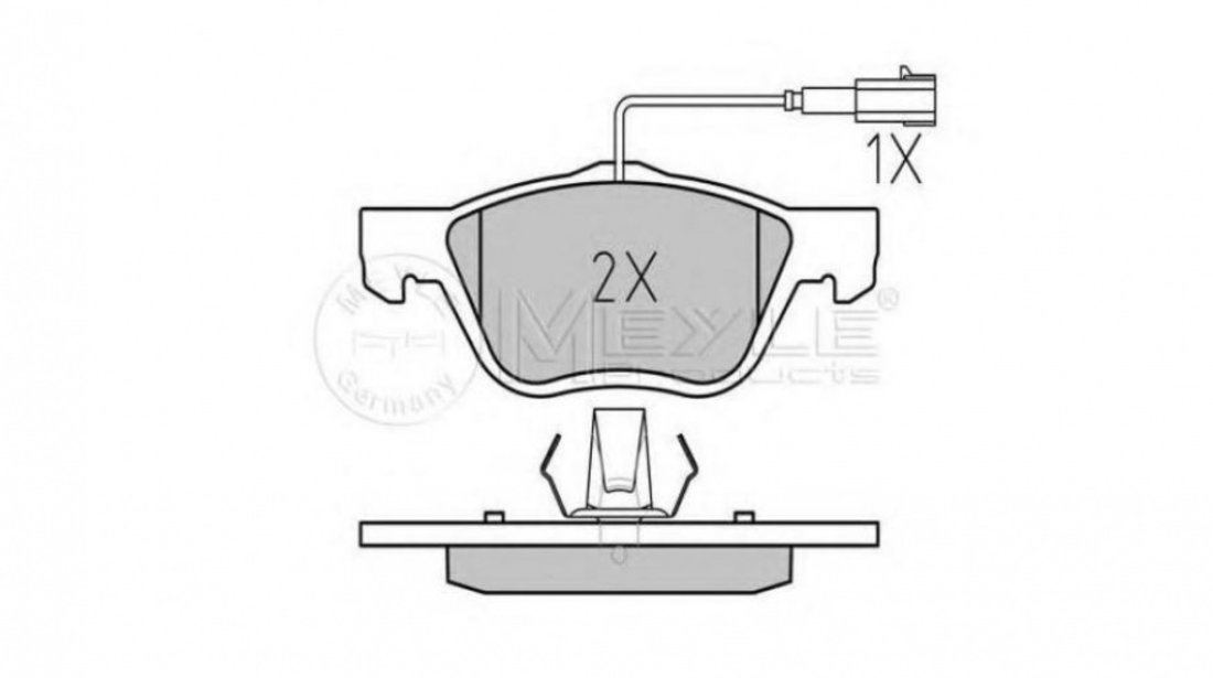 Placute frana Fiat MULTIPLA (186) 1999-2010 #2 0252328919W