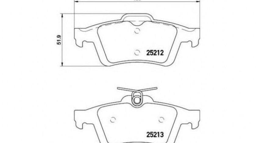 Placute frana Ford C-MAX II Van 2010-2016 #2 0986494127