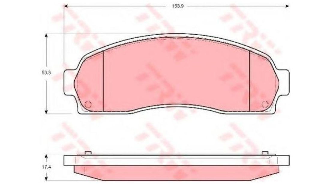 Placute frana Ford Explorer 3 (2000-2005) #2 05P1542