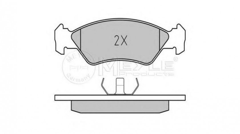 Placute frana Ford FIESTA Mk III (GFJ) 1989-1997 #2 0252120217