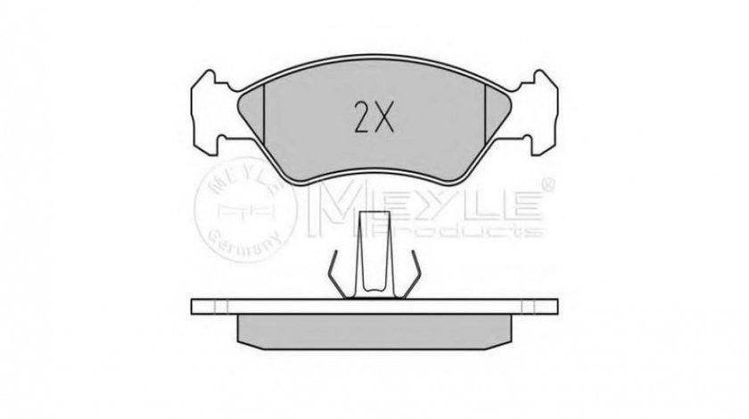 Placute frana Ford KA (RB_) 1996-2008 #2 0252310217