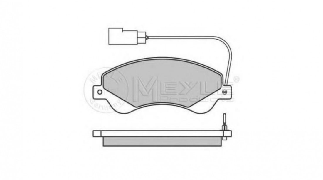 Placute frana Ford TRANSIT caroserie 2006-2016 #2 0252448518